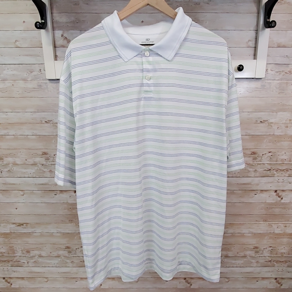 Dockers golf polo stripe shirt